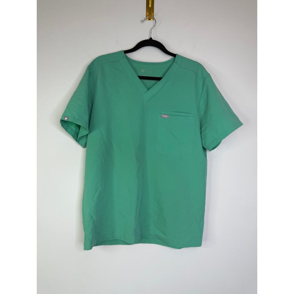 Figs Men’s Leon Scrub Top Size Medium in Surgical Green #FM1500